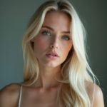 Epic Escapes: Dreamy Portraits by AI Models | AI Images | Close-up Portrait of a Young Woman with Long Blonde Hair